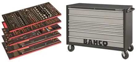 Produktfoto 1 von Bahco 7 Gestellwagen, Stahl Rahmen, max. 45 kg 1217 mm, 1430 mm 445 mm