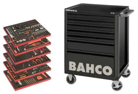Produktfoto 1 von Bahco 7 Gestellwagen, Stahl Rahmen, max. 30 kg, 782 mm