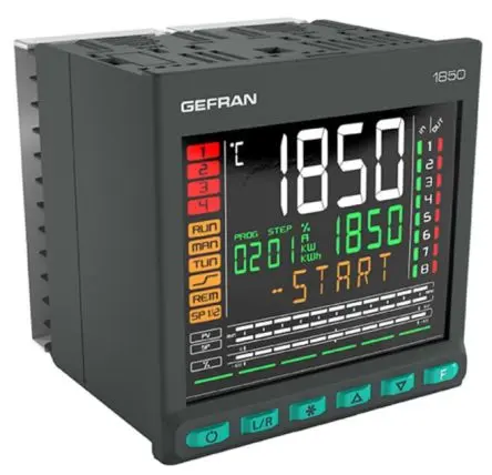 Gefran 1850 PID Temperaturregler Panel 2, 3 x Analog Ausgang/ TC RTD Eingang 24V PID-Controller, Temperatursteuerung