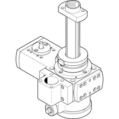 Produktfoto 1 von Festo EHMB Funktionselement Drehgriffkit für Elektrische Handhabungsmodule