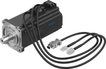 Produktfoto 1 von Festo EMMB-AS Servomotor, 7.17 Nm, 300V, 3000U/min, 750 W, 2.63 Nm, B. 255mm, T. 8 mm, L. 255 mm