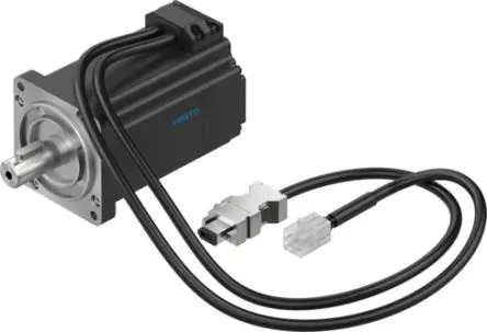 Produktfoto 1 von Festo EMMB-AS Servomotor, 1.92 Nm, 300V, 6000U/min, 200 W, 0.7 Nm, B. 255mm, T. 8 mm, L. 255 mm