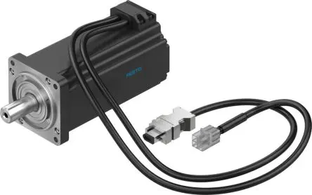 Produktfoto 1 von Festo EMMB-AS Servomotor, 3.81 Nm, 300V, 6000U/min, 400 W, 1.4 Nm, B. 255mm, T. 8 mm, L. 255 mm