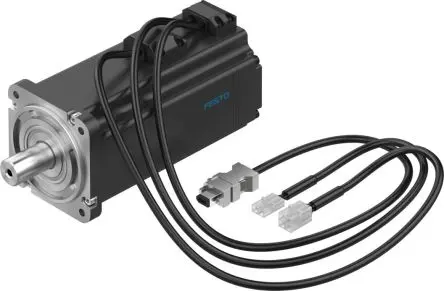 Produktfoto 1 von Festo EMMB-AS Servomotor, 7.17 Nm, 300V, 3000U/min, 750 W, 2.63 Nm, B. 255mm, T. 8 mm, L. 255 mm