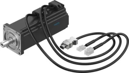 Produktfoto 1 von Festo EMMB-AS Servomotor, 3.81 Nm, 300V, 6000U/min, 400 W, 1.4 Nm, B. 255mm, T. 8 mm, L. 255 mm
