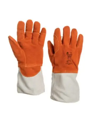 Produktfoto 1 von GUYARD THERM500 TAILLE Arbeitshandschuhe Größe 10 Baumwolle Leder Rot Leder 10