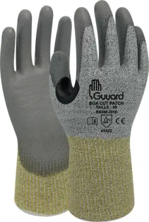 Produktfoto 1 von GUYARD BOA CUT PATCH Arbeitshandschuhe Größe 9 Lycra, Polyester, Polyethylen Grau Polyurethan 20