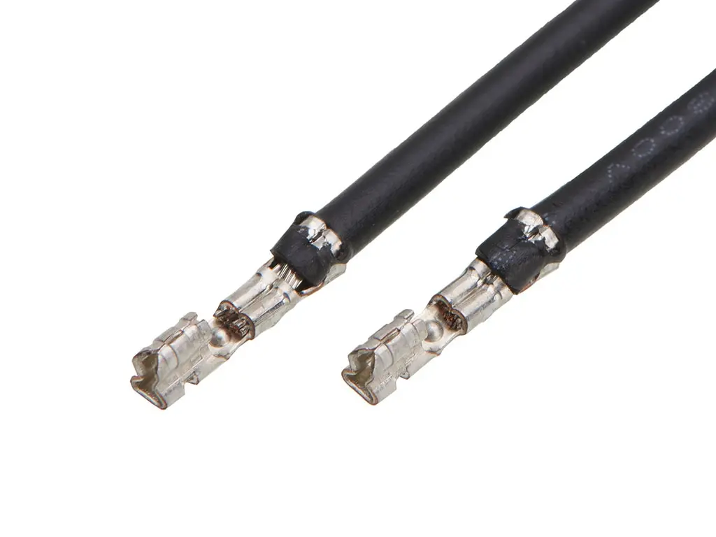 Produktfoto 1 von Molex Mini-SPOX 219676 Crimpdraht Mini-SPOX, Schwarz, 225 mm