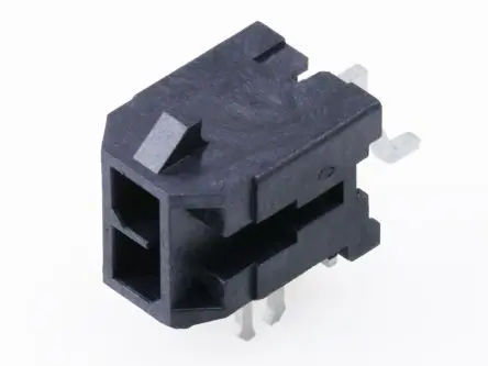 Produktfoto 1 von Molex 218216 Leiterplattenleiste gewinkelt, 2-polig / 2-reihig, Raster 3 mm Raster Oberfläche, Ummantelt