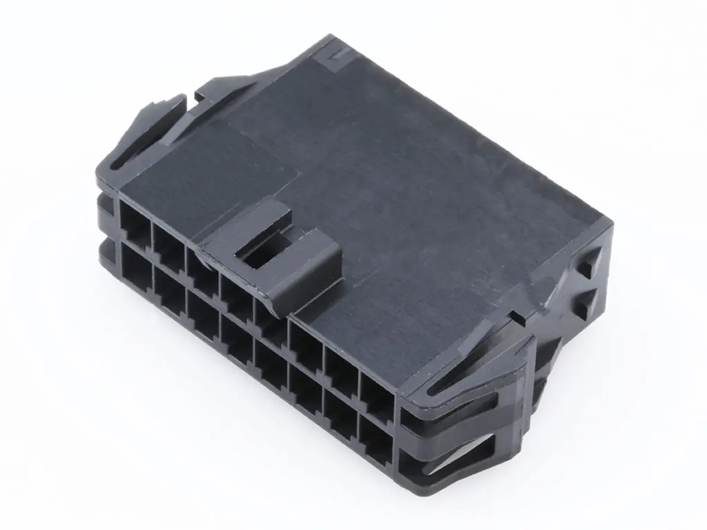 Produktfoto 1 von Molex 216945 Stecker Stecker 3.5 mm, 4-polig / 2-reihig Vertikal, Panel