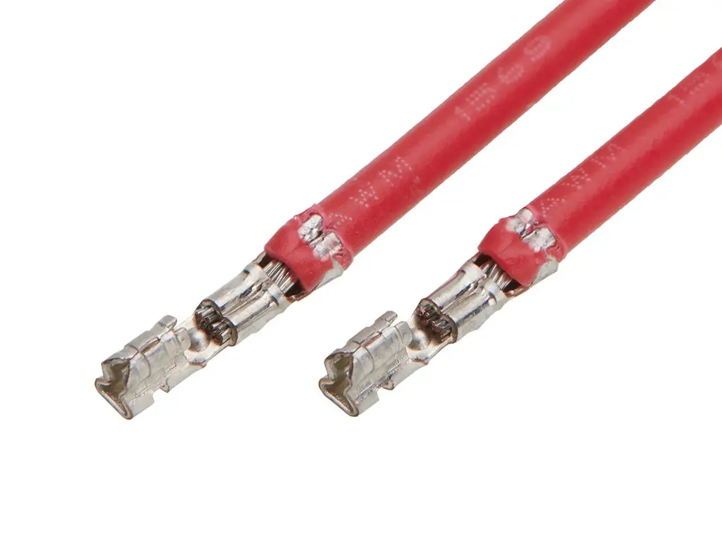 Produktfoto 1 von Molex Mini-SPOX 219676 Crimpdraht Mini-SPOX, Rot, 150 mm