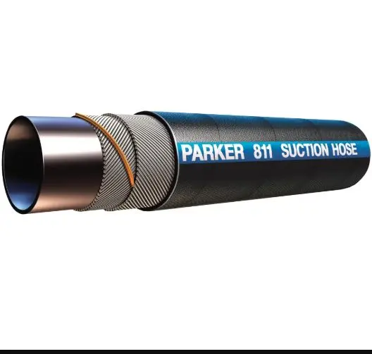 Produktfoto 1 von Parker Hydraulikschlauch, konfektioniert Synthetisches Gummi Innen ø 25.4 mm, 40000 mm, Aussen ø 38 mm, max. 1.7 Mpa,