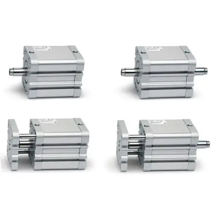 Produktfoto 1 von Camozzi 32 32M2A100A015 ISO-Standardzylinder 15 mm Doppeltwirkend, Bohrung Ø 100 mm, bis 10 bar