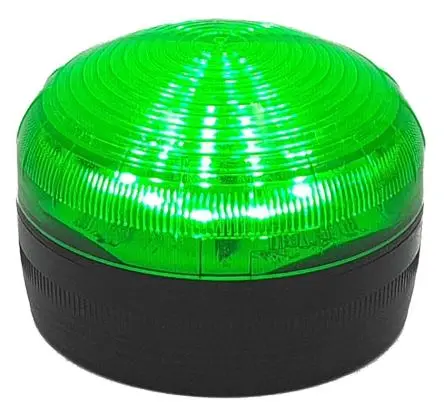 Produktfoto 1 von RS PRO LED Dauer, Filament/Warnsummer LED-Signalleuchte 5V dc Rot, Grün, Gelb Magnetsockel IP54