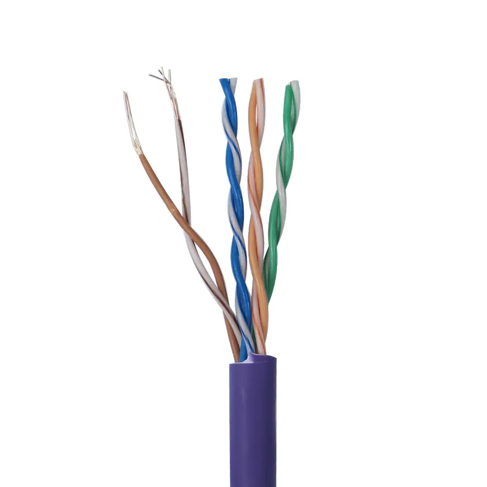Produktfoto 1 von RS PRO Kat. 6 Ethernet-Kabel, 305 m, Violett, A Gerade, Nicht abgeschlossen Ungeschirmt, Raucharm halogenfrei