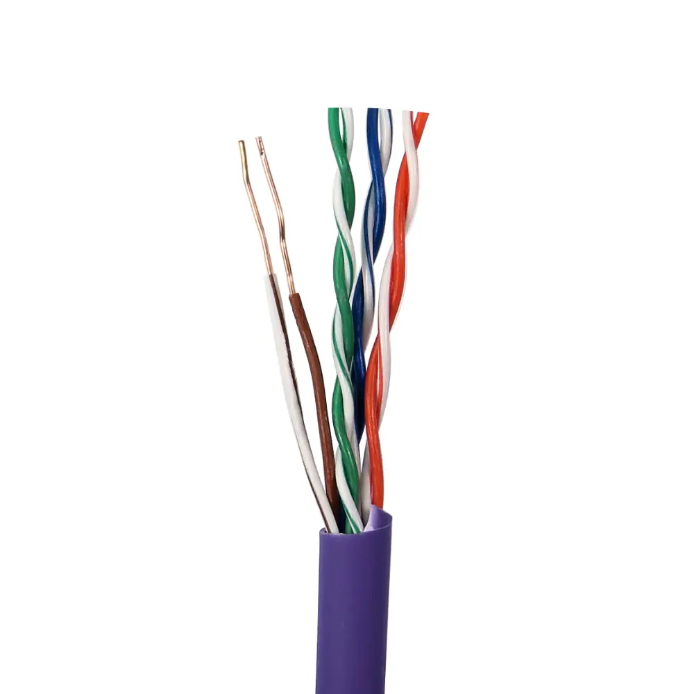 Produktfoto 1 von RS PRO Cat5e Ethernet-Kabel, 305 m, Violett, A Gerade, Nicht abgeschlossen, Raucharm halogenfrei Ungeschirmt