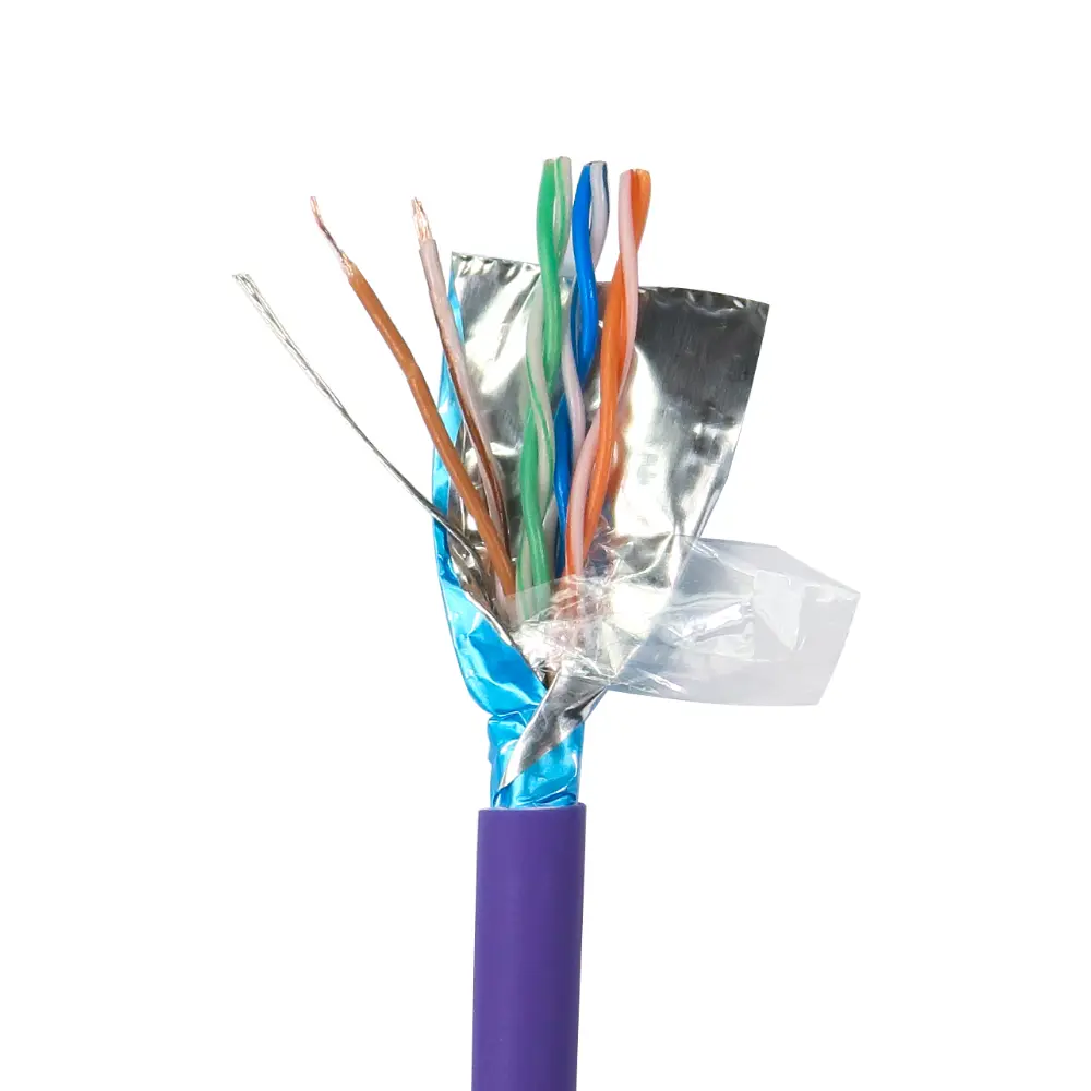 Produktfoto 1 von RS PRO Cat5e Ethernet-Kabel, 305 m, Violett, A Gerade, Nicht abgeschlossen, Raucharm halogenfrei Abgeschirmt