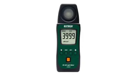 Produktfoto 1 von Extech UV505 Luxmeter mit UV-Sensor, bis 40 mW/cm², 0.01 mW/cm², ±5 %