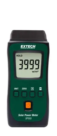 Produktfoto 1 von Extech SP505 Solarenergie-Messgerät, bis 3999 W/m² ±10 W/m² 1 W/m²