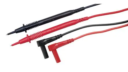 Produktfoto 1 von Extech Multimeter 10A Stecker / Stecker, Rot, Schwarz 1.37 m, 1kV