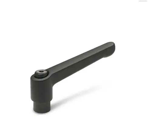 Produktfoto 1 von Ganter Stahl Spannhebel Zink 63 mm x 11 mm, M8 Buchse