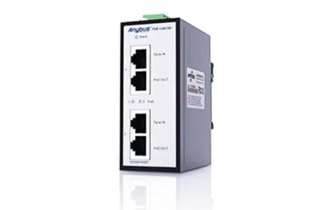 Produktfoto 1 von Anybus PoE Injektor 12V, 57 V Input / 50V dc Output, 600 mA 30 W