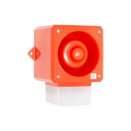 Produktfoto 1 von Clifford & Snell YL50, Filament/Warnsummer-Licht Beacon-Sounder-Kombination 115V ac Matt IP66 Wand / 112 dB 112 dB @ 1m