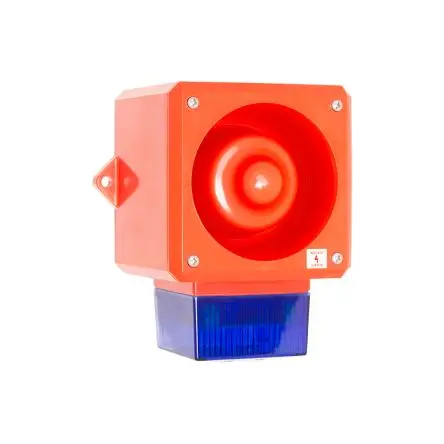 Produktfoto 1 von Clifford & Snell YL50, Filament/Warnsummer-Licht Beacon-Sounder-Kombination 230V ac Blau IP66 Wand / 112 dB 112 dB @ 1m