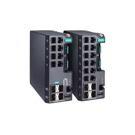 Produktfoto 1 von MOXA EDS-G4012-4GC-LV Ethernet-Switch 12-Port Managed Power Over Ethernet
