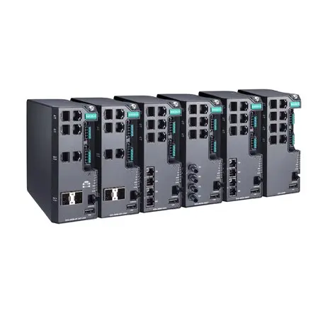 MOXA EDS-4008-2SSC-LV Ethernet-Switch 8-Port Managed