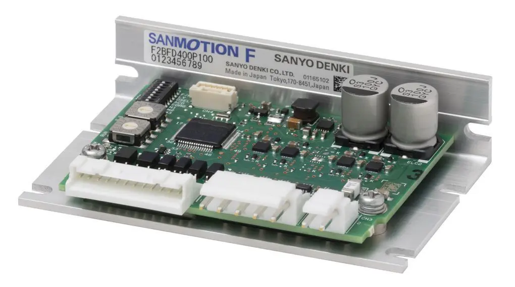 Produktfoto 1 von Sanyo Denki Schrittmotorsteuerung, 2-phasig, 24 V dc / 5 A x 54 mm