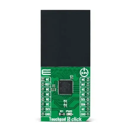 Produktfoto 1 von Brand-Rex Entwicklungstool Display, Kapazitiver Touchscreen Anzeigemodul, Entwicklungsboard Touchpad 5 Click IQS550