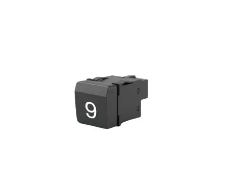 Produktfoto 1 von EAO 9 Beleuchtete Drucktaste Weiß Beleuchtet Panel / 50mA 12 V dc, IP20