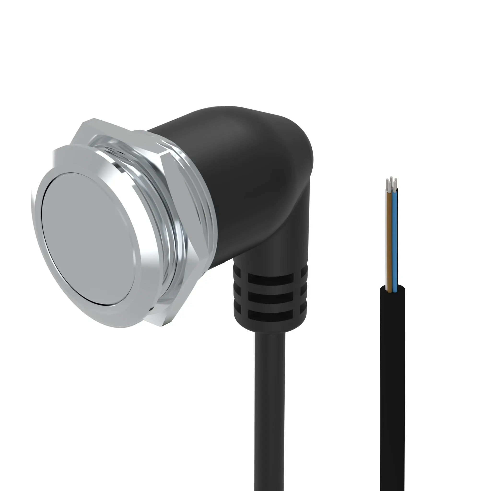 Produktfoto 1 von EAO 82 Druckschalter Tastend Panel Ø 22 mm, 1 Wechsler / 3 A 240 V dc 240 V ac, IP65, IP40