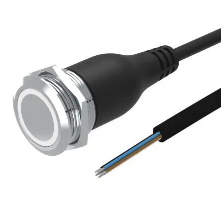 Produktfoto 1 von EAO 82 Druckschalter Tastend Panel Ø 22 mm, 1 Wechsler / 3A 240 V dc 240 V ac, IP65, IP67