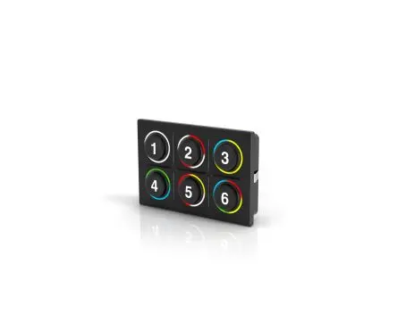 Produktfoto 1 von EAO Tastatur (2 x 3) 6-Tasten Beleuchtet IP6K7