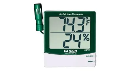 Produktfoto 1 von Extech 445715 Hygrometer 60 °C, Typ Thermo-Hygrometer ±4 %RH, absolut 60 °C / 99 %RH, ±1.8°F
