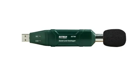 Produktfoto 1 von Extech 407760 Datenloggerfunktion Schallpegelmessgerät 30 dB 130 dB 8 kHz IEC 61672-1 Klasse 2