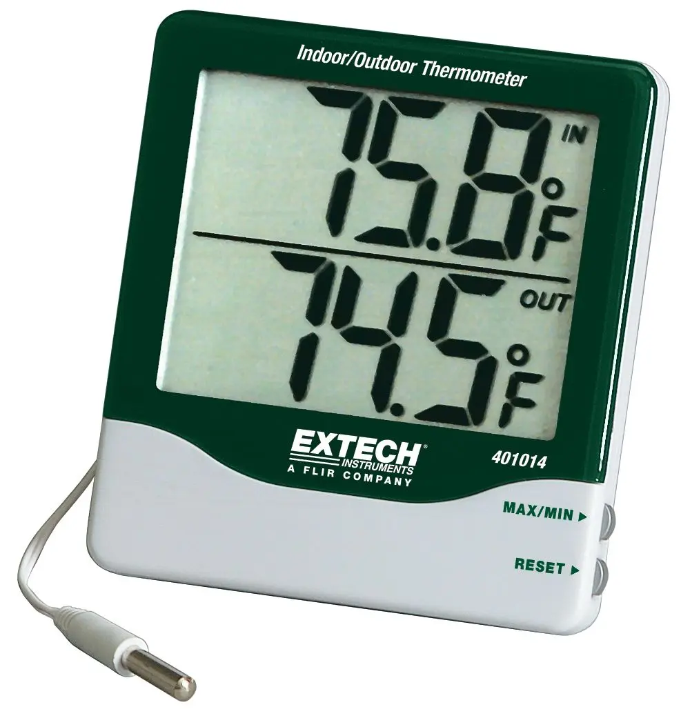 Produktfoto 1 von Extech Digitales Thermometer, 401014, LCD bis 70 °C ±1°C max