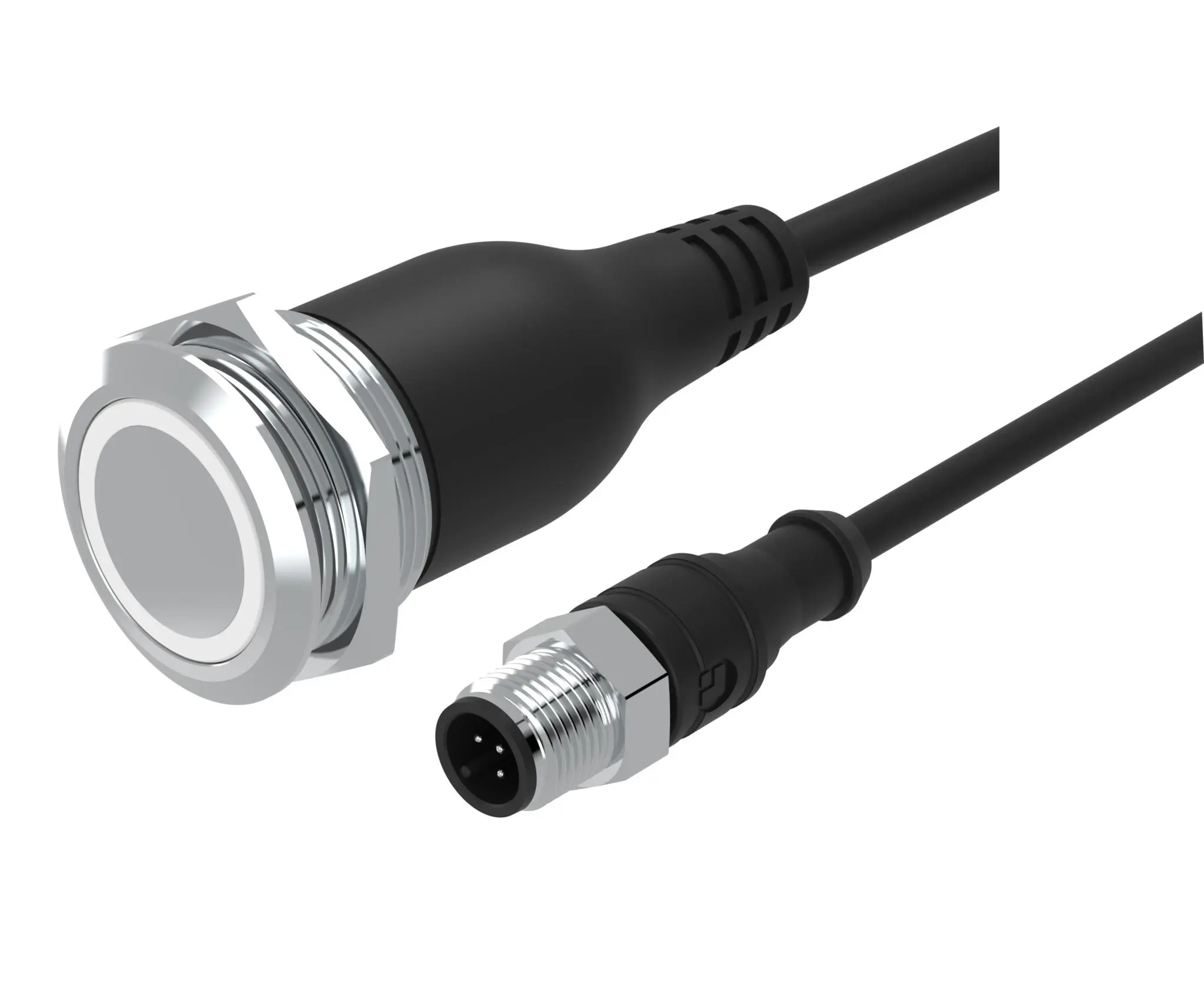 Produktfoto 1 von EAO 82 Druckschalter Tastend Panel Ø 22 mm, 1 Wechsler / 3 A 240 V dc 240 V ac, IP65, IP40
