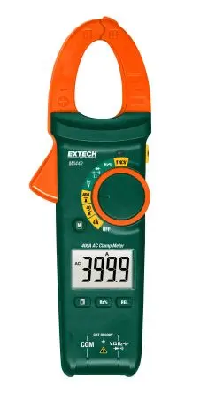 Produktfoto 1 von Extech MA440 Stromzange Echt-Effektivwert 400 A Wechselstrom-Zangenmessgerät, Echt-Effektivwert 400 A AC, AC 400 A ac