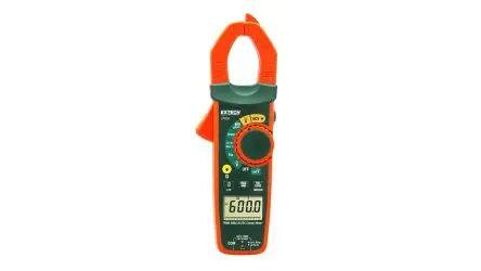 Extech EX655 Stromzange AC/DC-Stromzange 600 A ac Rahmenprofil, CAT III 600 V 750 V ac, 1000 V dc / 600 A dc, 60 mΩ