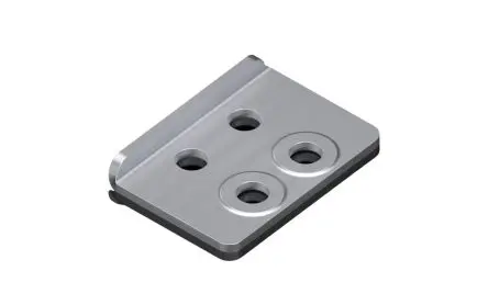 Produktfoto 1 von Rittal Adapter Basis-/Sockeladapter Stahlblech für VX-Basis/Liniensystem