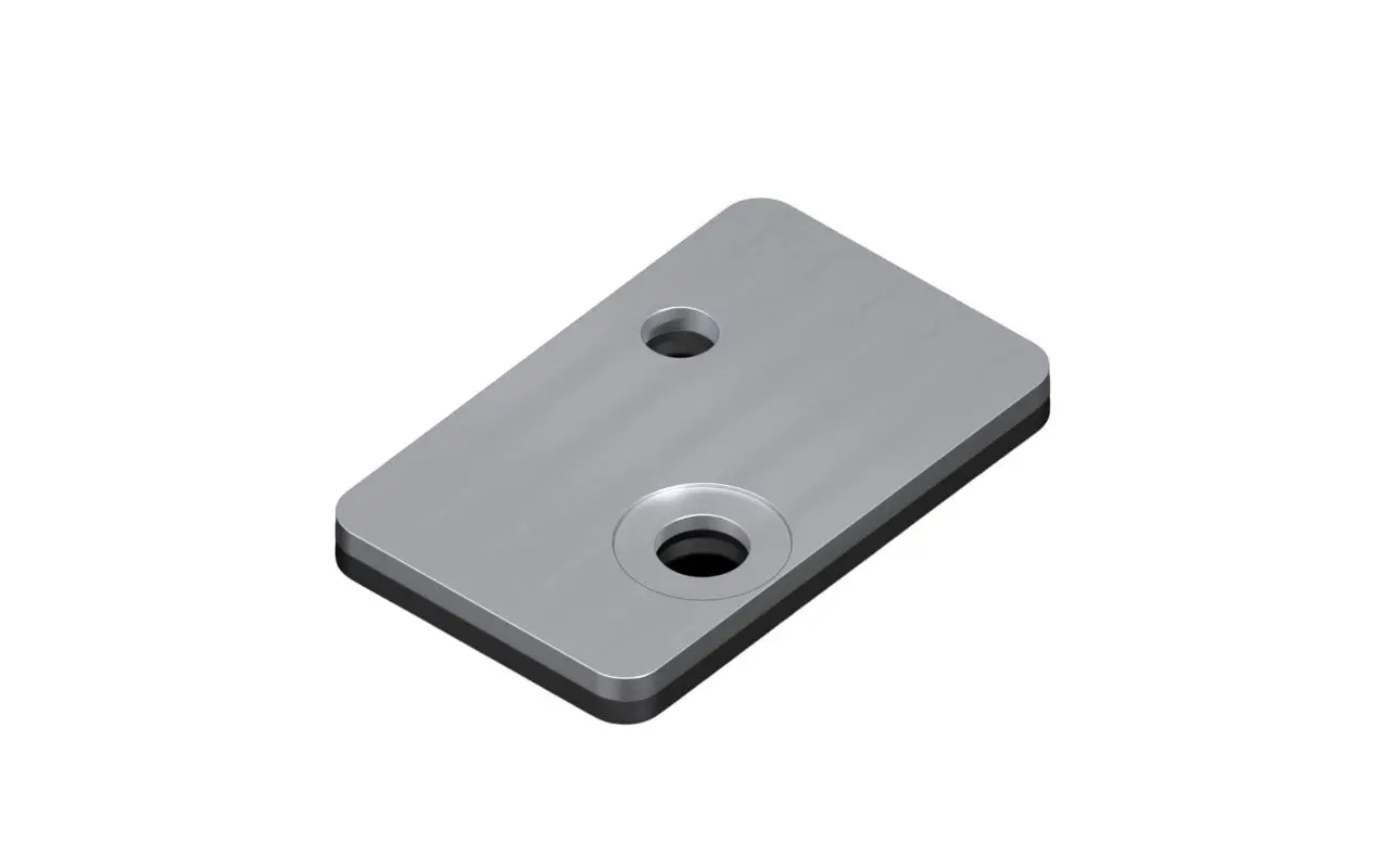 Produktfoto 1 von Rittal Adapter Basis-/Sockeladapter Stahlblech für VX-Basis/Liniensystem
