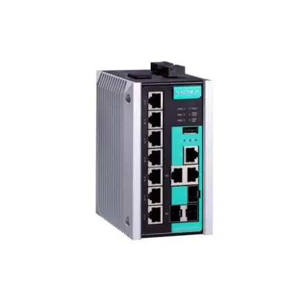 Produktfoto 1 von MOXA EDS-510E-3GTXSFP Ethernet-Switch 10-Port Managed Ethernet Switch Power Over Ethernet
