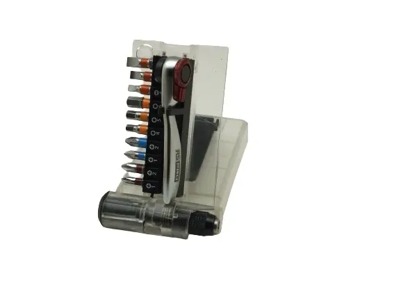 Produktfoto 1 von RS PRO Ratschen-Bitsatz Flach, Phillips, Pozidriv Pozidriv 25 mm, 10 Stück S2 Stahl