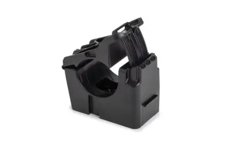 Produktfoto 1 von HellermannTyton Kabelhalter Gewindebolzen, Kabel-Ø 36.1 mm Nylon 6.6 Schwarz 35.1mm x 30.4 mm x 125.3 mm