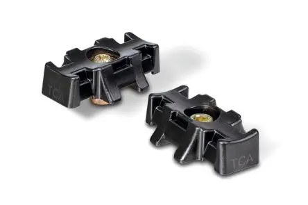 Produktfoto 1 von HellermannTyton S3SBM8 Befestigungssockel, Nylon 6.6 Schwarz 70 mm x 46mm für 8 mm