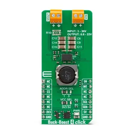 Produktfoto 1 von MikroElektronika TPS55289 Demobausatz Abwärtswandler, Aufsteckplatine Abwärts-/Aufwärts-Controller, für MikroBUS-Buchse