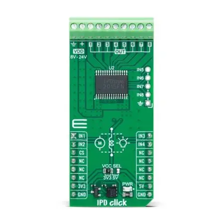 Produktfoto 1 von MikroElektronika TPD2015FN Relaiskarte, Aufsteckplatine Relais, für MikroBUS-Buchse